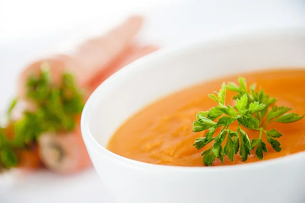 Karottensuppe — Stockfoto