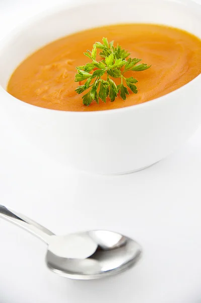 Morötter soppa — Stockfoto