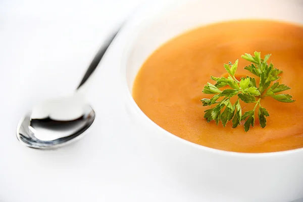 Sopa de cenoura — Fotografia de Stock