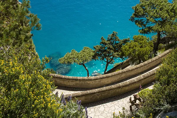 Capri eiland, via krupp — Stockfoto