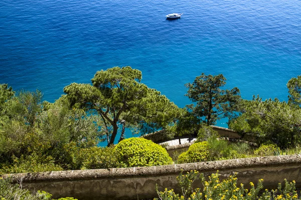 Prachtige zee in capri - Italië — Stockfoto