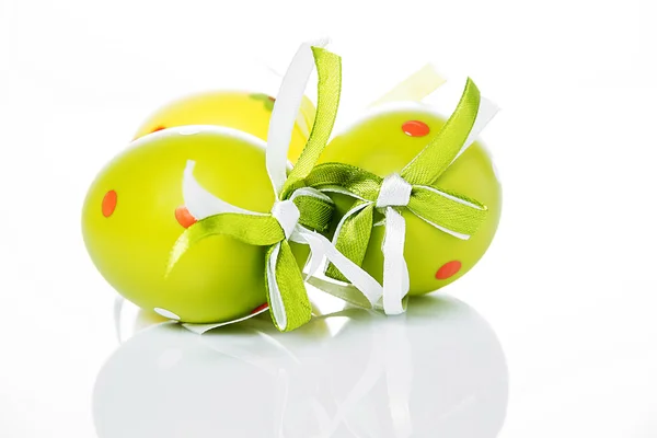 Green  Easter Eggs — Stock Photo, Image