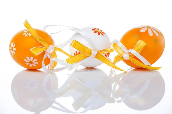Orange Easter egg — Stock Photo, Image