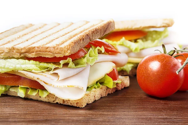 Picnic sandwiches — Stock Photo, Image