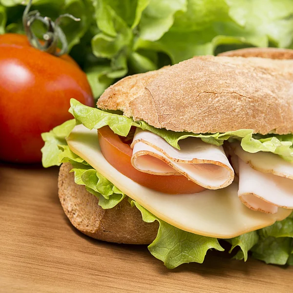 Chicken breast sandwich — Stock Photo, Image