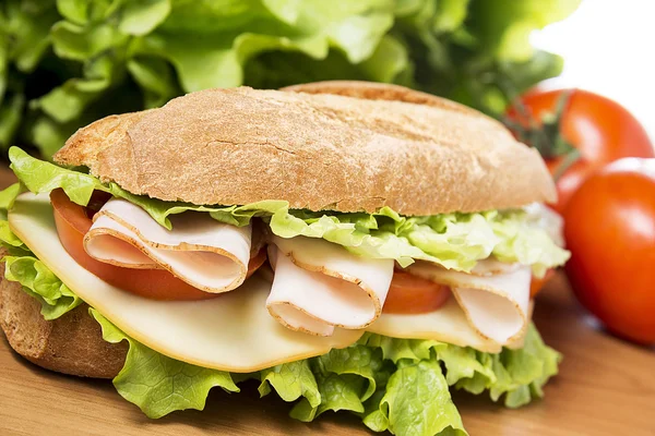 Chicken breast sandwich — Stock Photo, Image