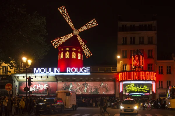 Moulin rouge - Parijs Rechtenvrije Stockafbeeldingen