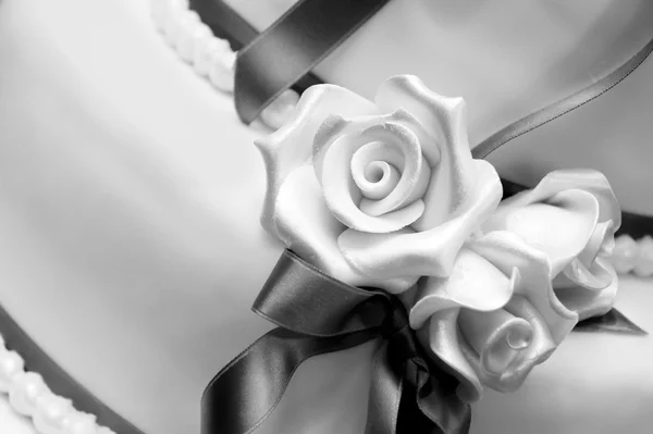 Detail der Hochzeitstorte — Stockfoto