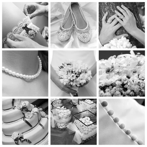 Wedding collage — Stock Photo, Image