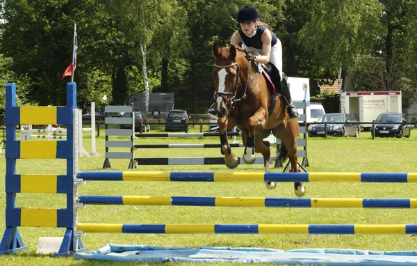 Show jumping — Stock Photo, Image