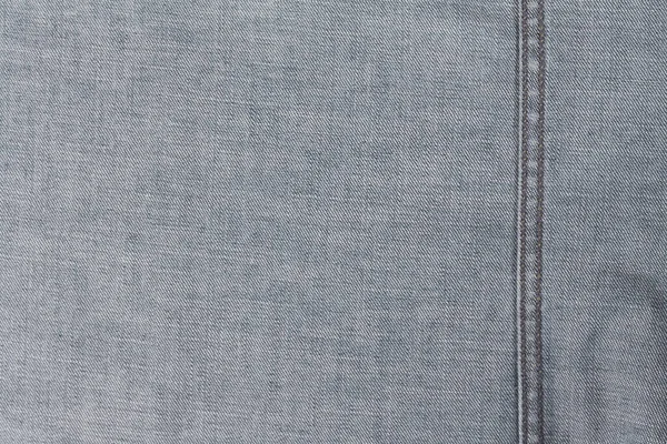 Jeansstoff Blauer Farbe Die Textur Des Stoffes Ist Sichtbar — Stockfoto