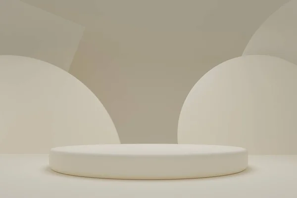Pastel arkaplan üzerinde ürün sunumu için özel kaide görüntüsü