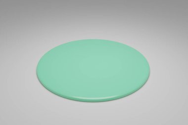 Geometrik olan en küçük sahne. Ticari geçmiş. Geometrik platformlu soyut stüdyo odası. 3D sahne gösterisi. 3D silindir kaide podyumu. 3d resimleme.