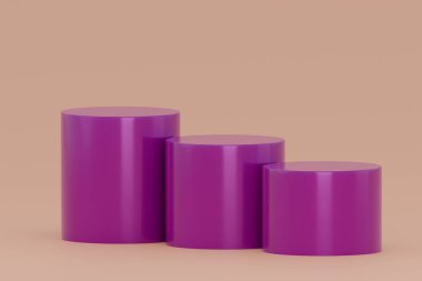 Podyum sahne kaidesi ya da platformu. Soyut sahne arkaplanı. Geometrik platformlu 3d arkaplan ürünü podyum sahnesi. Kozmetik ürün standı.