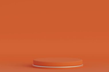Podyum ve soyut arkaplanı olan en küçük sahne. Asgari 3D görüntüleme. Ürün sunumu taklit ediliyor. Podyum sahne kaidesi ya da platformu. Ürün sunumu. En küçük sahne.