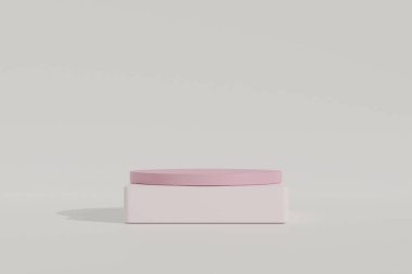 Abstract scene background. Abstract vector rendering geometric platform. 3d rendering illustration. Minimal scene with geometrical. Cosmetic display product stand.