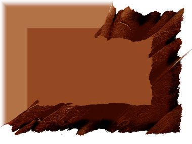 soyut kahverengi kare