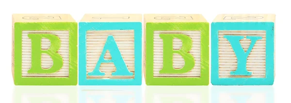 Alphabet Blocks BABY — Stock Photo, Image