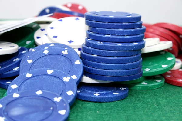 Pokerfiches 01 — Stockfoto