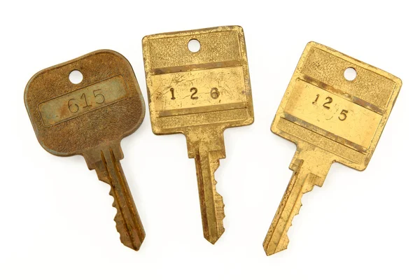1980's Hotel Keys — Stock Photo, Image