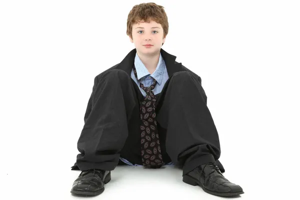 Niño en traje holgado — Foto de Stock