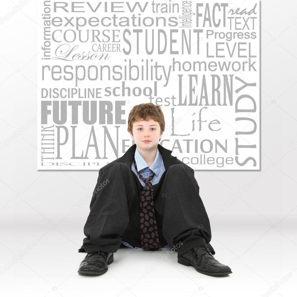 Boy in Education Concept Image