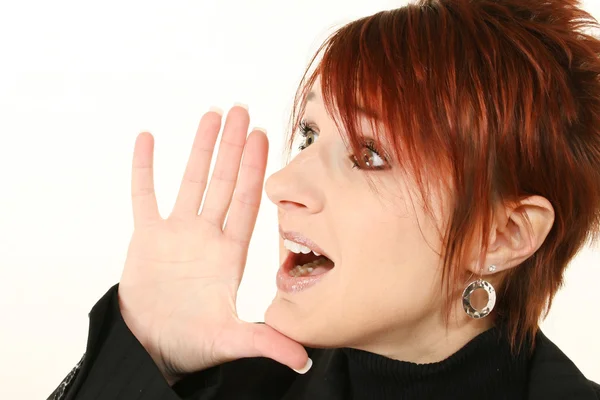 Mujer gritando —  Fotos de Stock