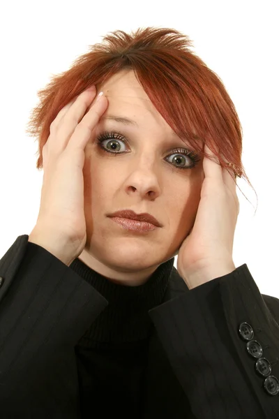 Mulher estressada — Fotografia de Stock