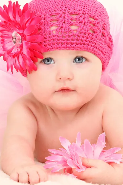 Beautiful 4 Month Old Baby Girl — Stock Photo, Image