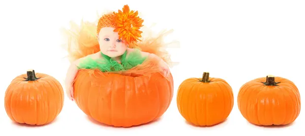 Pumpkin Baby — Stockfoto