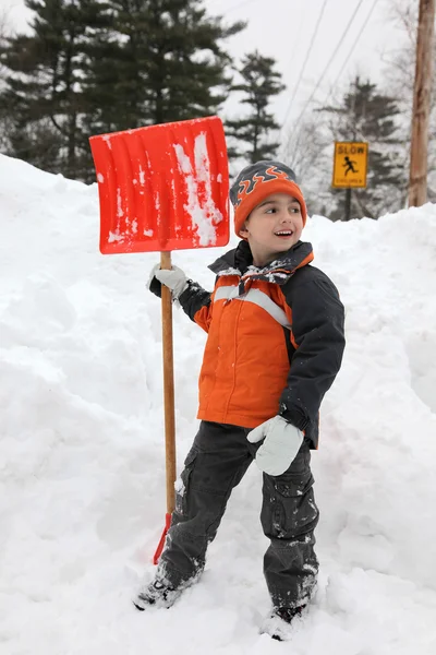 Snö dag — Stockfoto