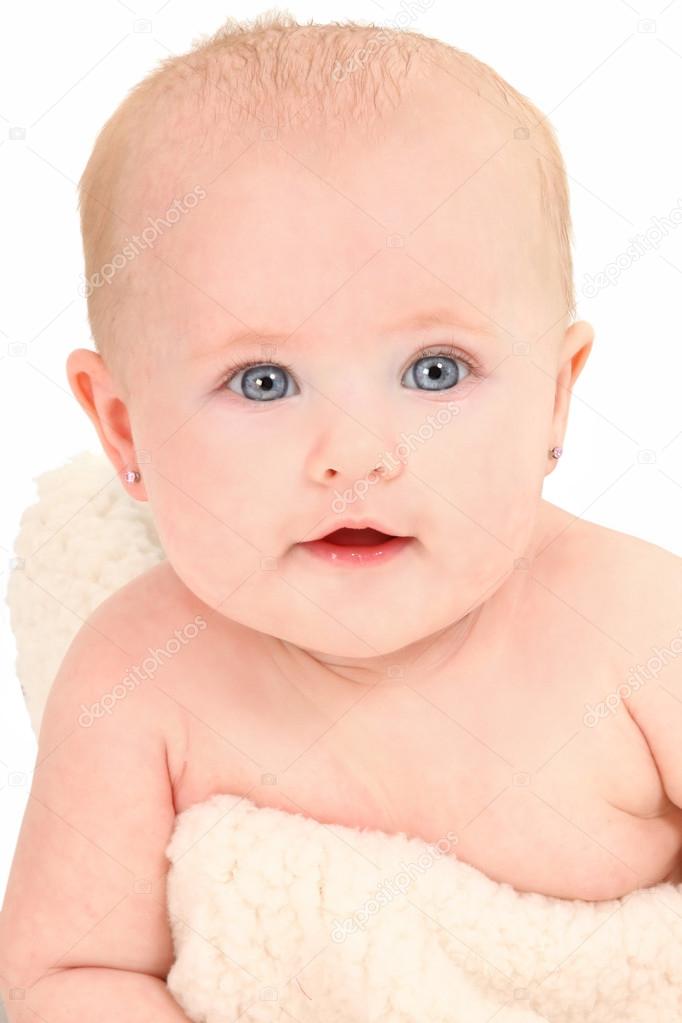 Beautiful 4 month Old Baby Girl Stock Photo by ©duplass 12821045