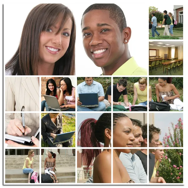 College Collage Stock Picture