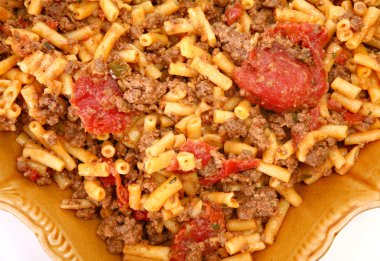 Ground Bison and Cheddar Macaroni clipart
