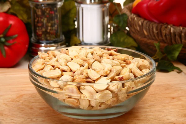 Dry Roasted Peanuts Unsalted — Stock Photo, Image