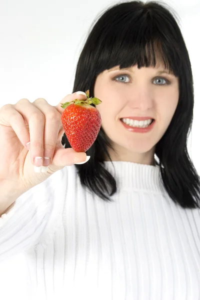 Verse aardbeien — Stockfoto