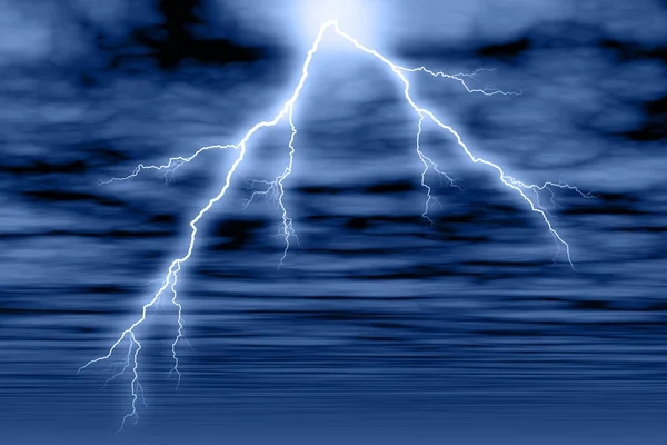 Storm Cloud & Lightning — Stock Photo, Image