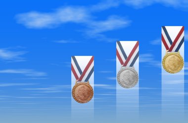 Success: Medal In The Sky II clipart