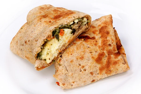 Feta Egg Wrap — Stock Photo, Image