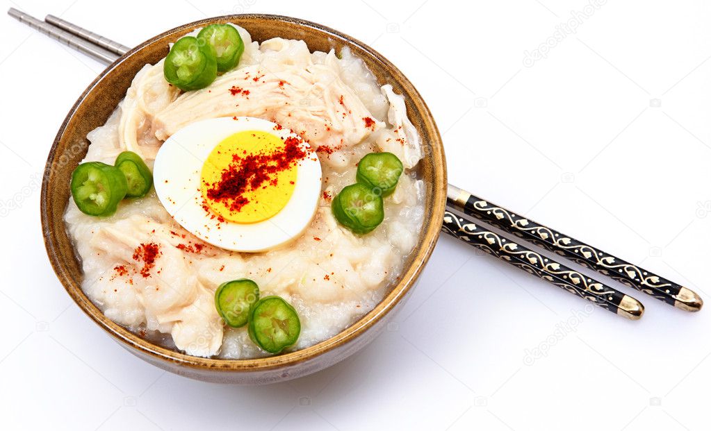 American Korean Style Dukjuk 닭죽 Chicken Porridge