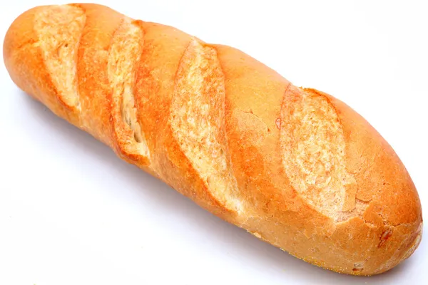 Pan marrón dorado de pan baguette francés —  Fotos de Stock