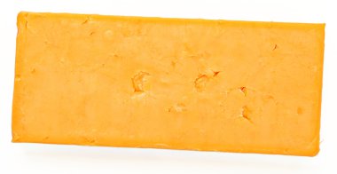 Top View Block of Cheddar Cheese clipart