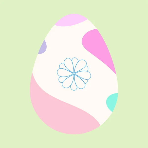 Huevo Pascua Icono Vectorial Coloridos Huevos Pascua Ilustración Vectorial Para — Vector de stock