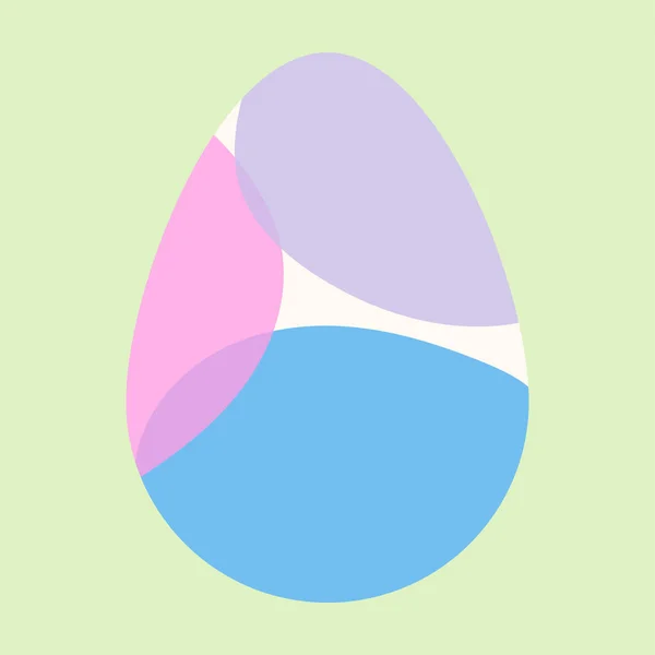 Huevo Pascua Icono Vectorial Coloridos Huevos Pascua Ilustración Vectorial Para — Vector de stock