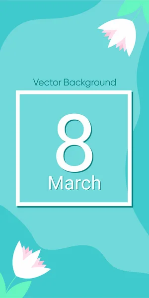 Abstract Vector Modainternational Womens Day Social Media Stories Design Modelos — Vetor de Stock