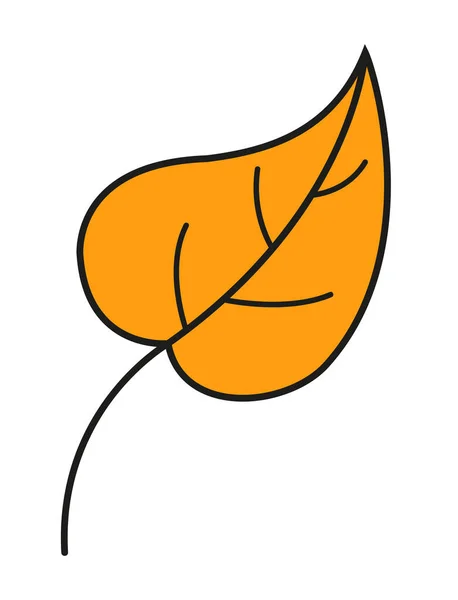 Blatt Bunte Ikone Vector Verlässt Das Logo Orangenes Herbstblatt Herbstblätter — Stockvektor