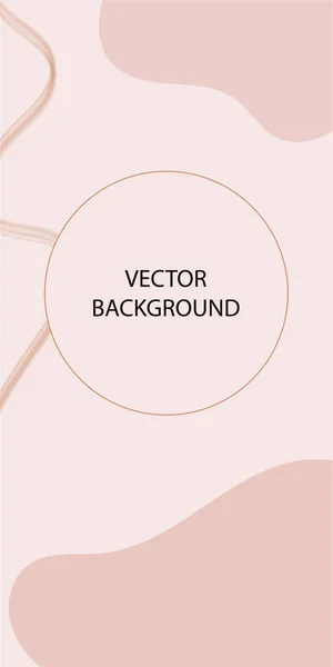 Abstrakt Vektor Moderna Berättelser Mall Med Fläckar Och Linjer Vektor — Stock vektor