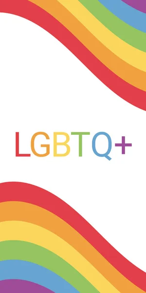 Pride Mont 2022 Logo Card Flags Banner Love Love Colorful — Stockový vektor