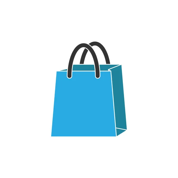 Bolsa Compras Icono Diseño Plantilla Vector Ilustración Aislado — Archivo Imágenes Vectoriales