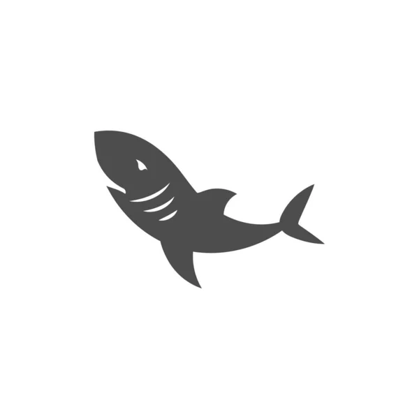 Vektor Šablony Návrhu Ikon Žraloka Izolované Ilustrace — Stockový vektor